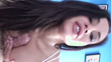 He Fucked me so Hard in Missionary and cum my big tits